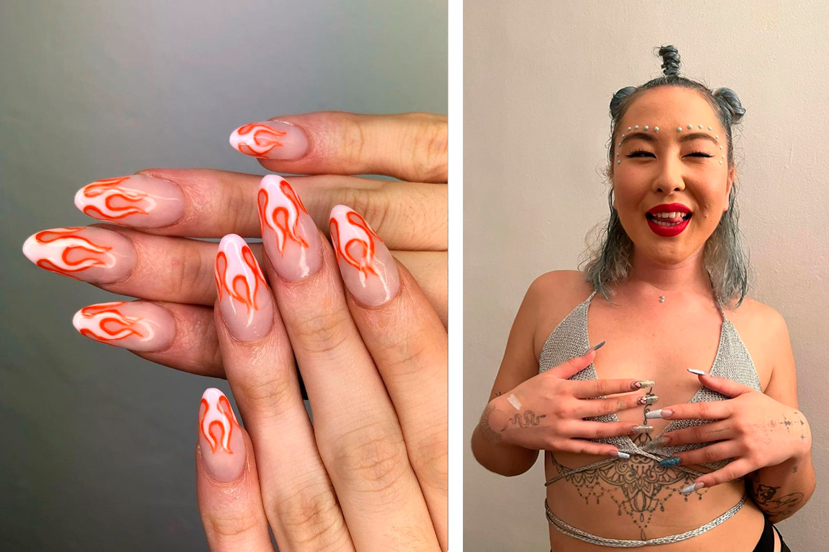 Cozi Ike diseño de uñas Sexy nails