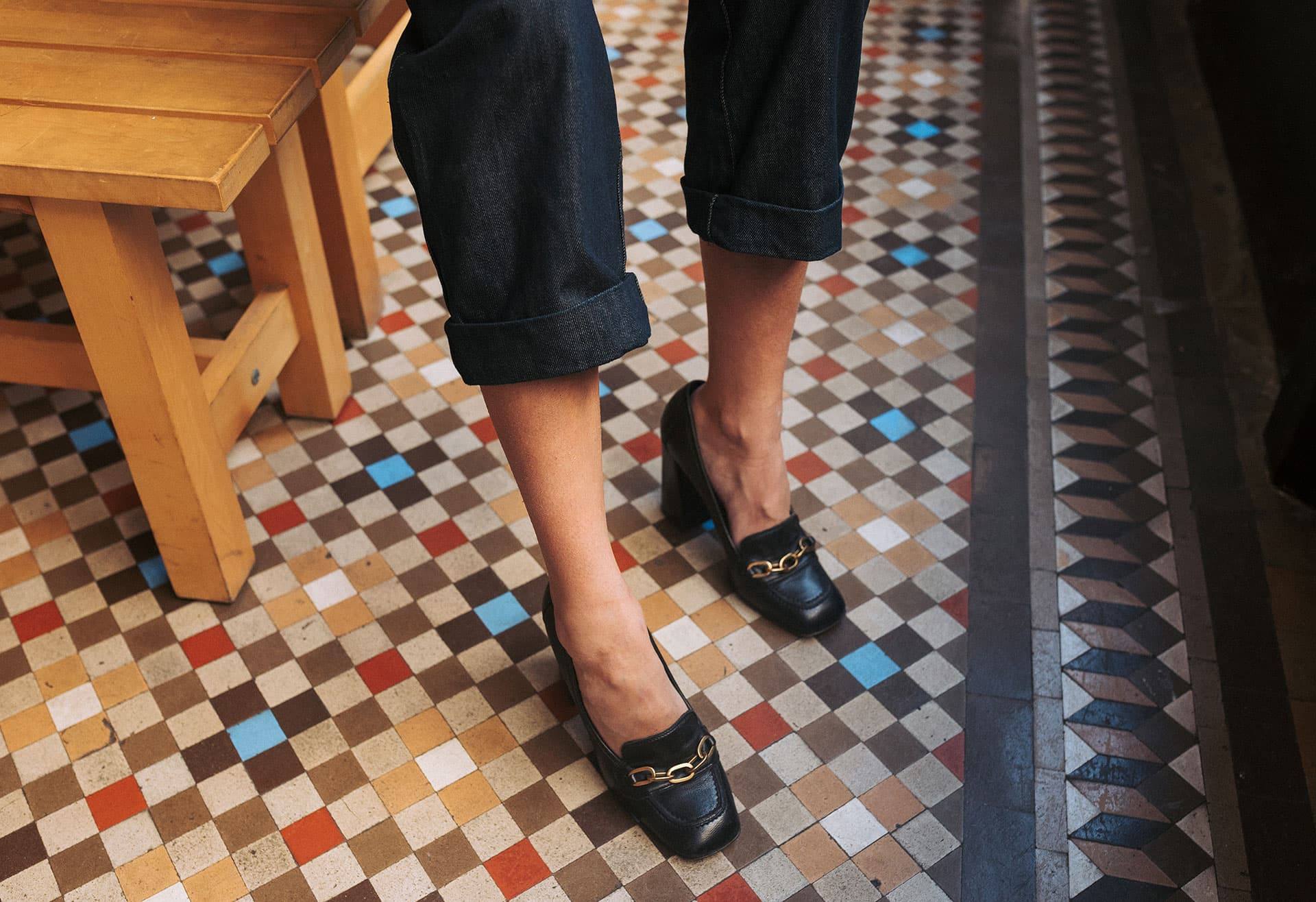 Detalle bajo del tejano ara   | IO DREAMS moda sostenible y tica