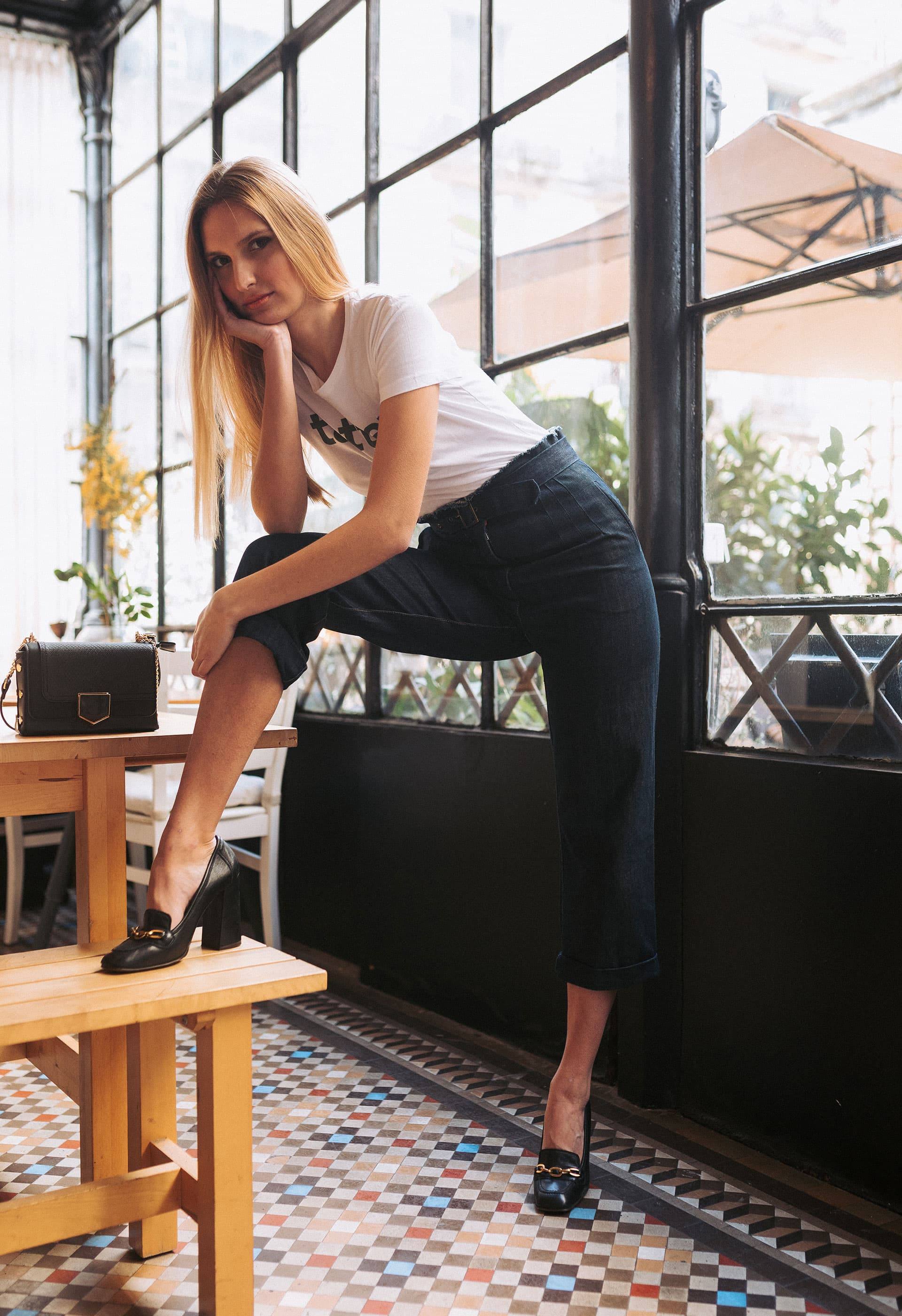 Tejano de estilo boyfriend Ara   | IO DREAMS moda sostenible y tica