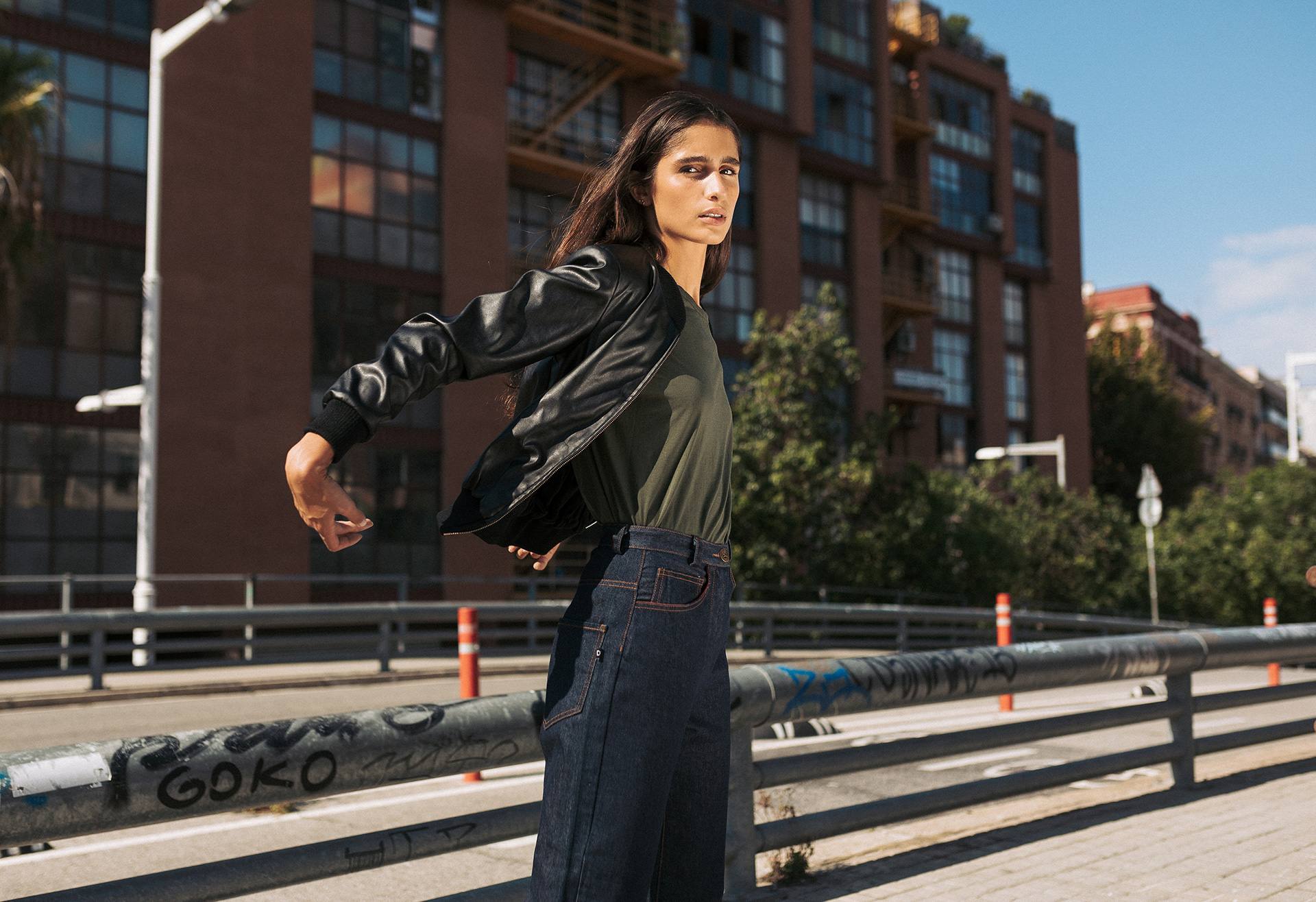 Moda urbana con tejidos de calidad y acabados slow fashion  | IO DREAMS moda sostenible