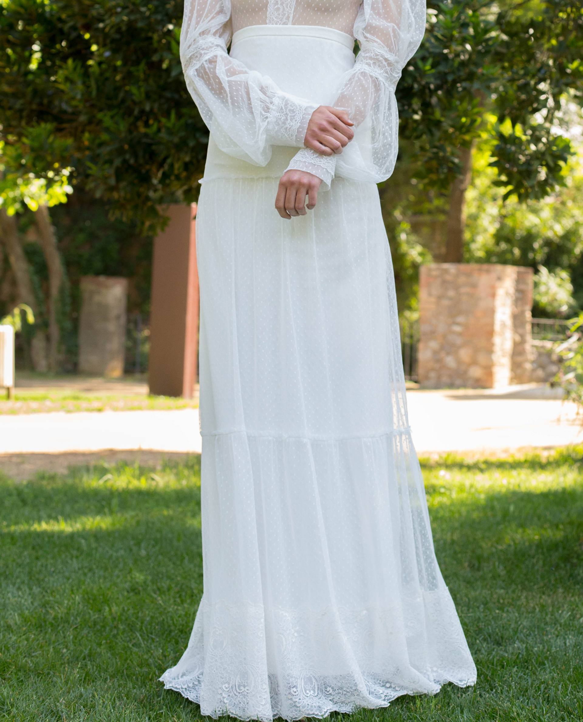 BRIDAL-NATURE 2019/20 - FALDAS - Conjunto falda Elena con cuerpo Victoria