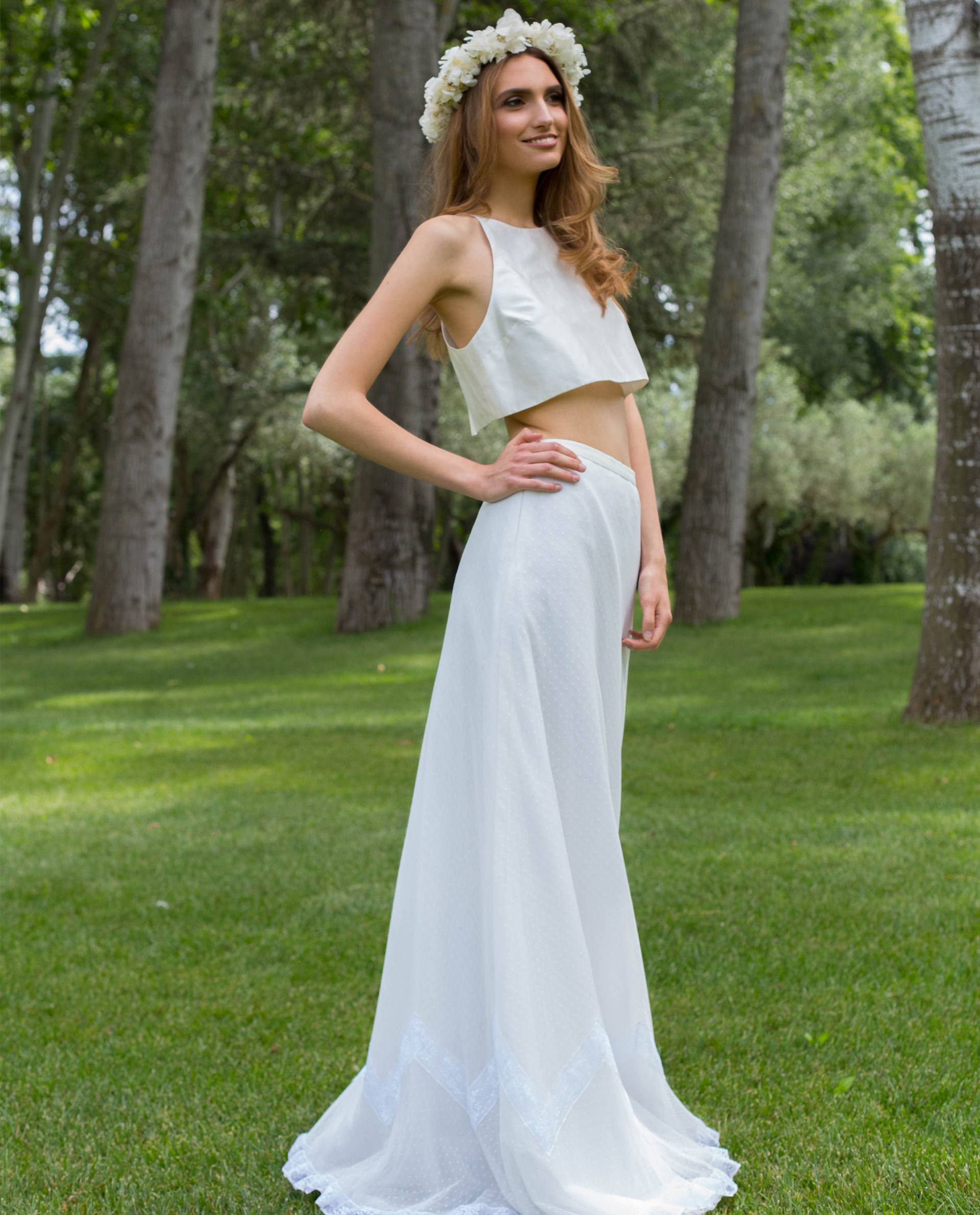 BRIDAL-NATURE 2019 - FALDAS - top novia Alliya